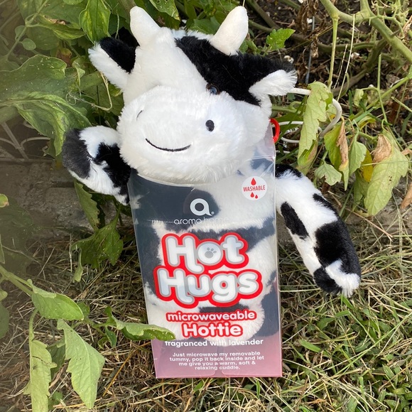 Cow Hot Pack Stuffed Animal - Picture 1 of 3